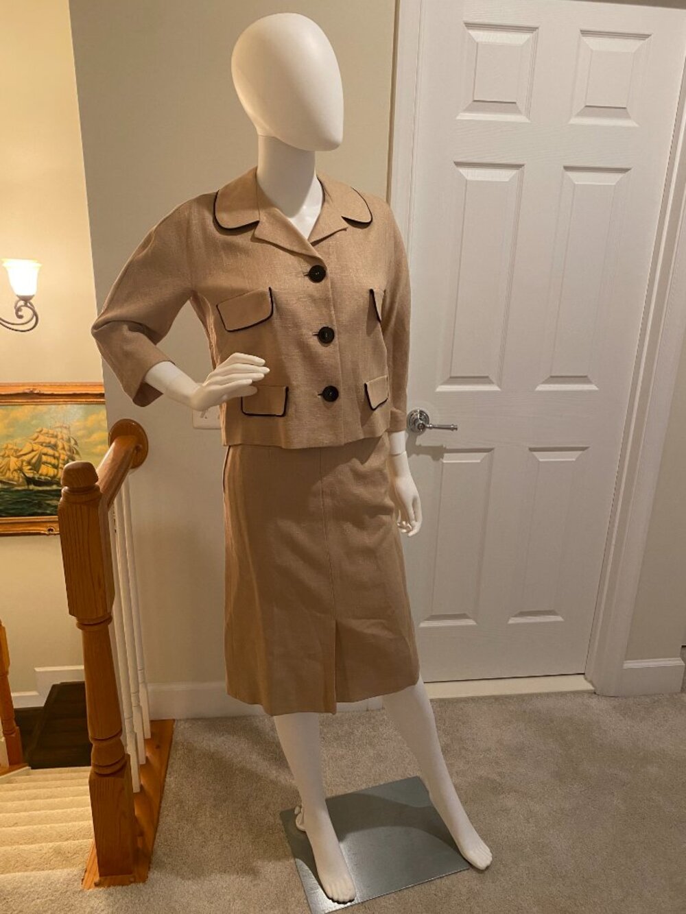 1960s J.W. Robinson California Skirt Suit Set 🤎